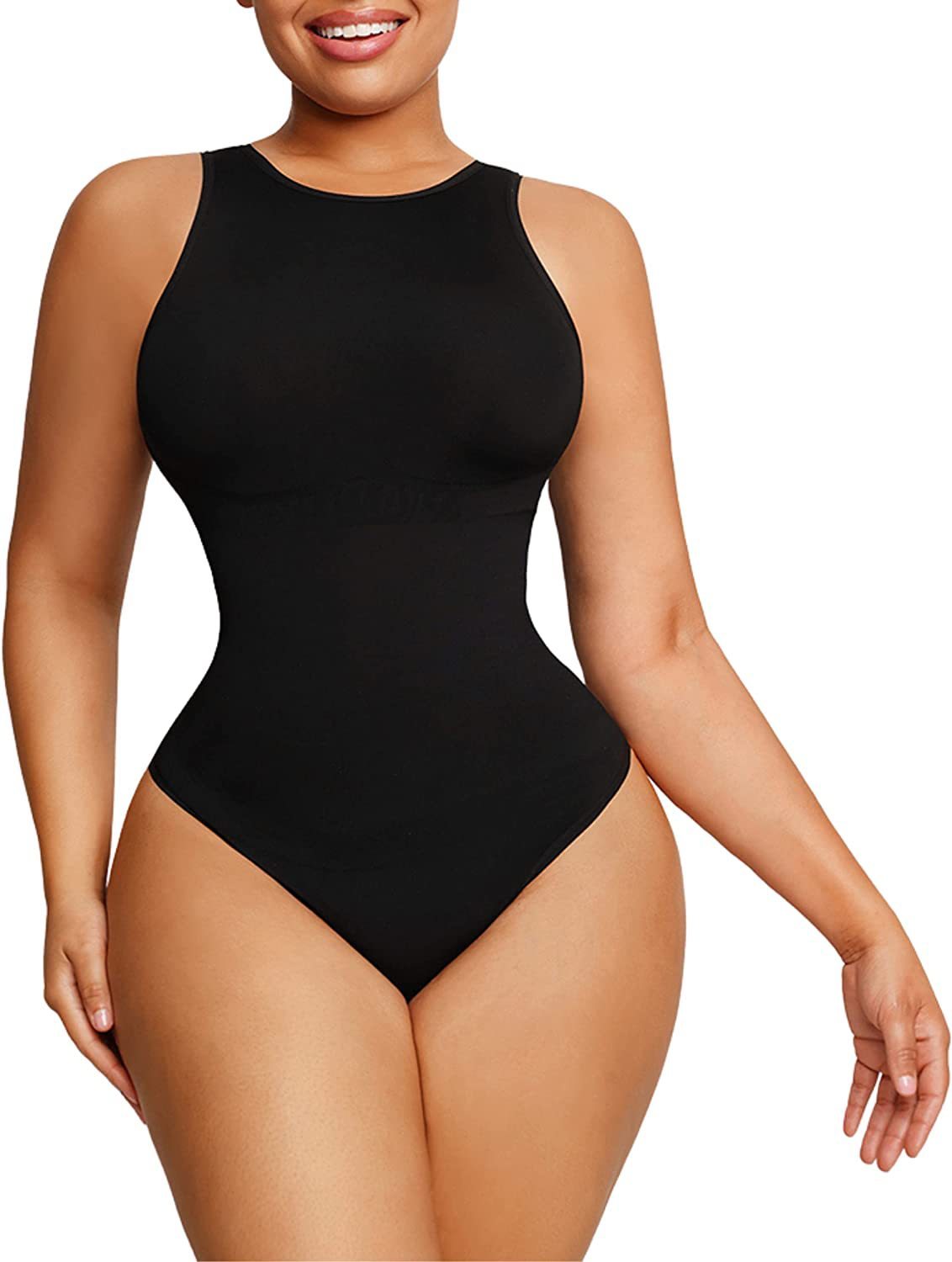 High Neck Sleeveless Bodysuit