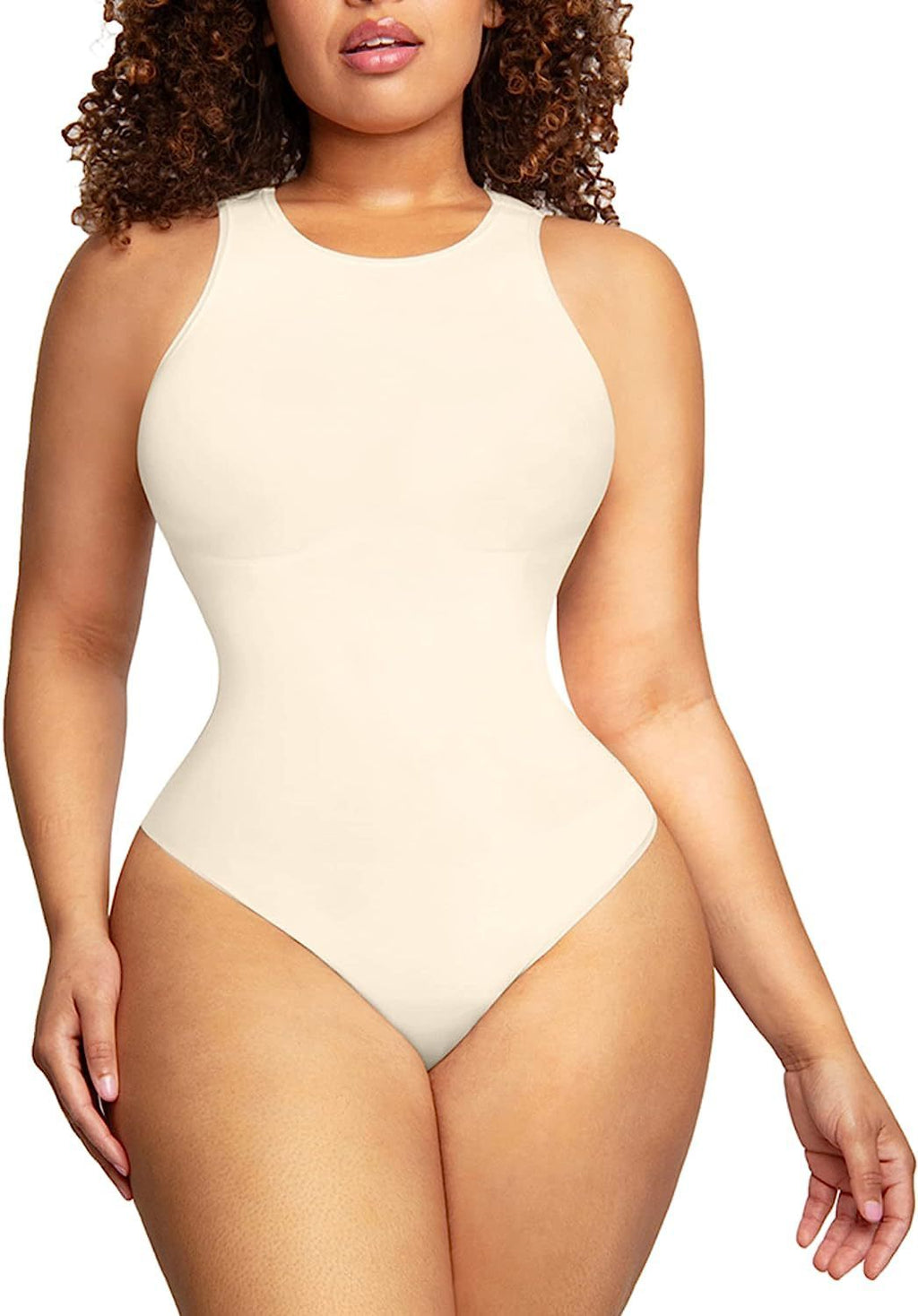 High Neck Sleeveless Bodysuit