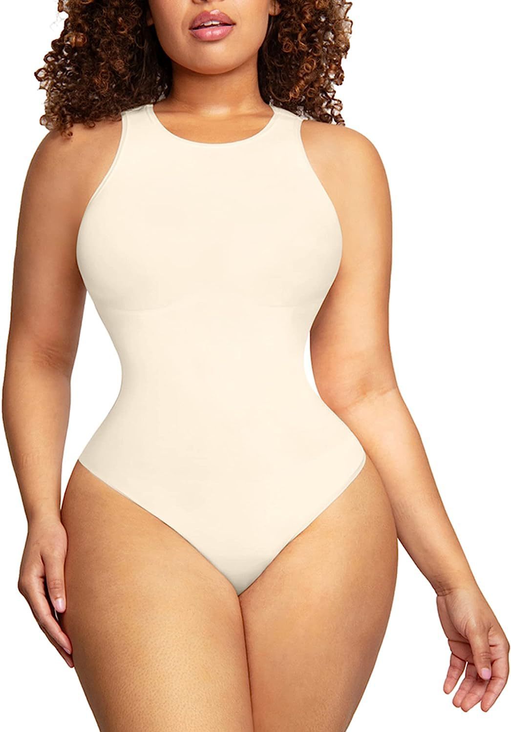 High Neck Sleeveless Bodysuit