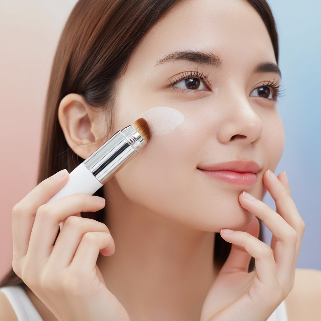 ブラン カバー クリームスティック V ファンデーション リムーバブルブラシ